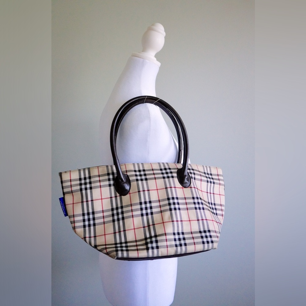 Burberry blue label quilted tote bag